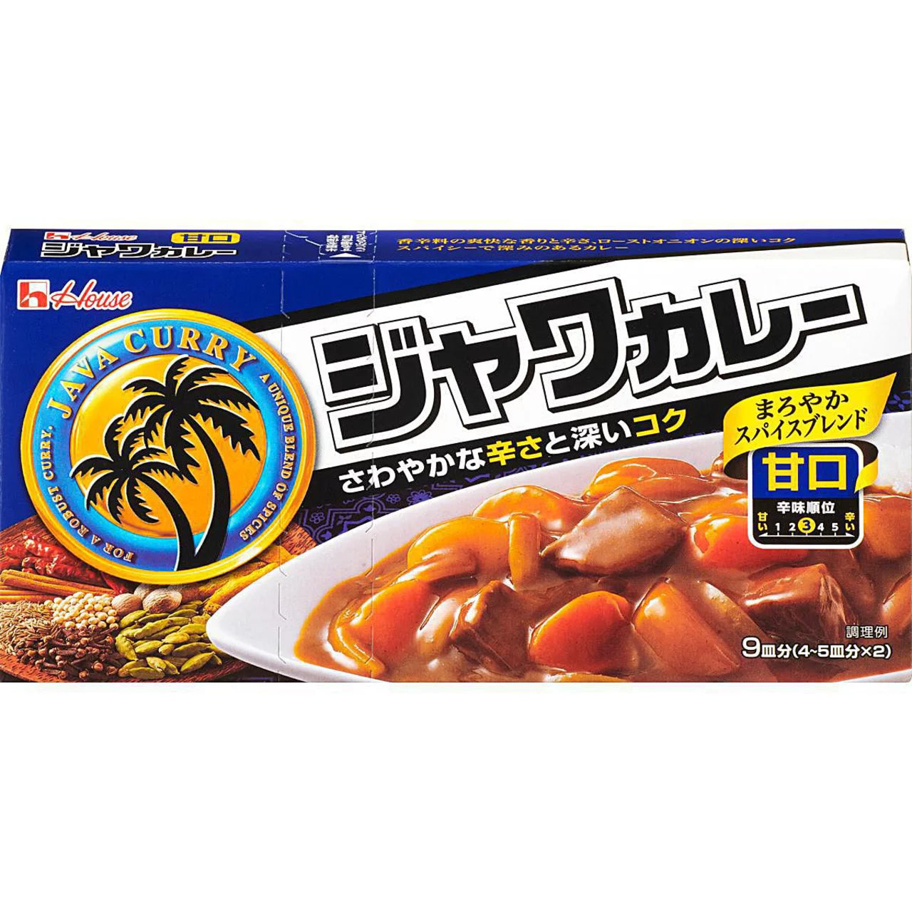 House Foods Java Curry Roux 185g – 9 Servings