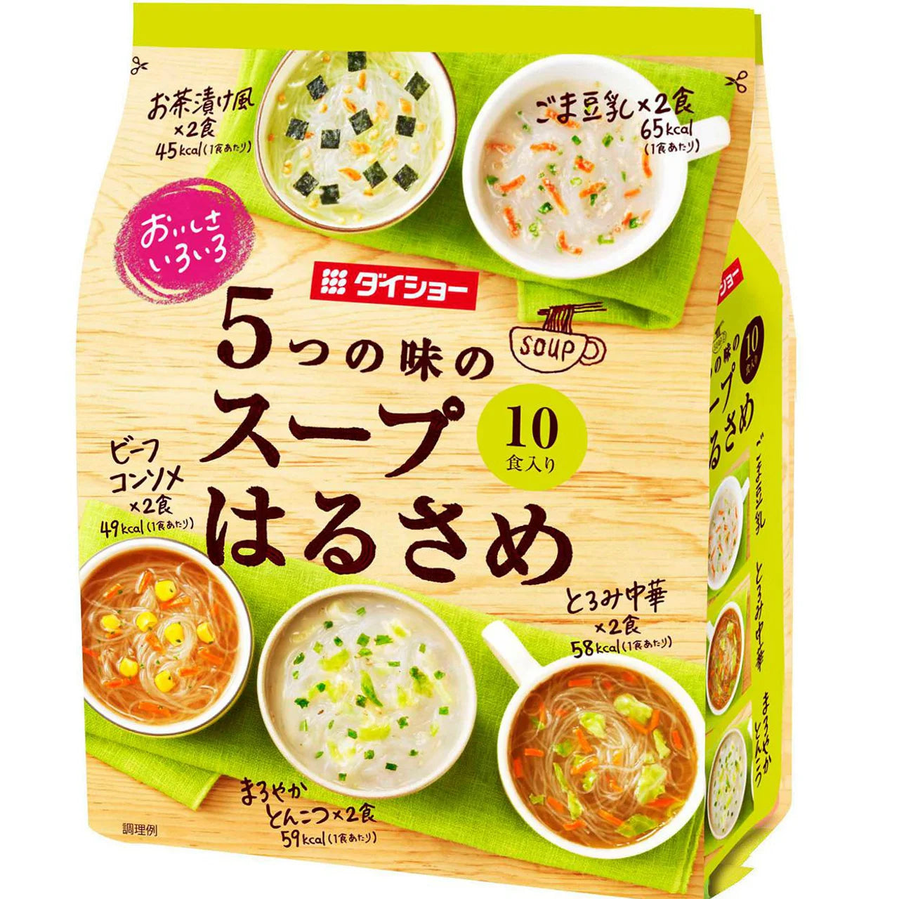 Daisho Soup Harusame (5 flavors, 10 servings)