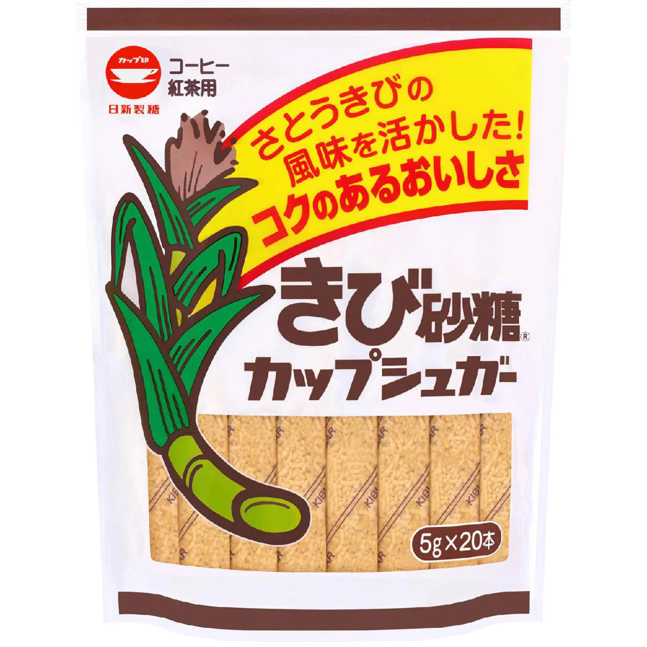 Nissin Seito Kibi Sugar Cup Sugar Five 5g × 20 Sticks