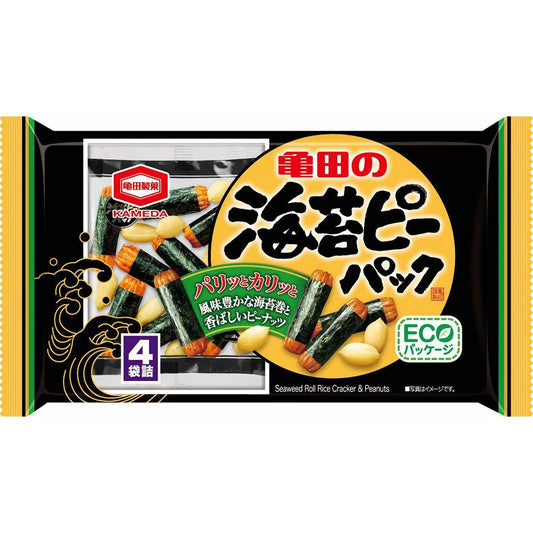 Kameda Seika Nori Pea Rice Crackers (4 bags)
