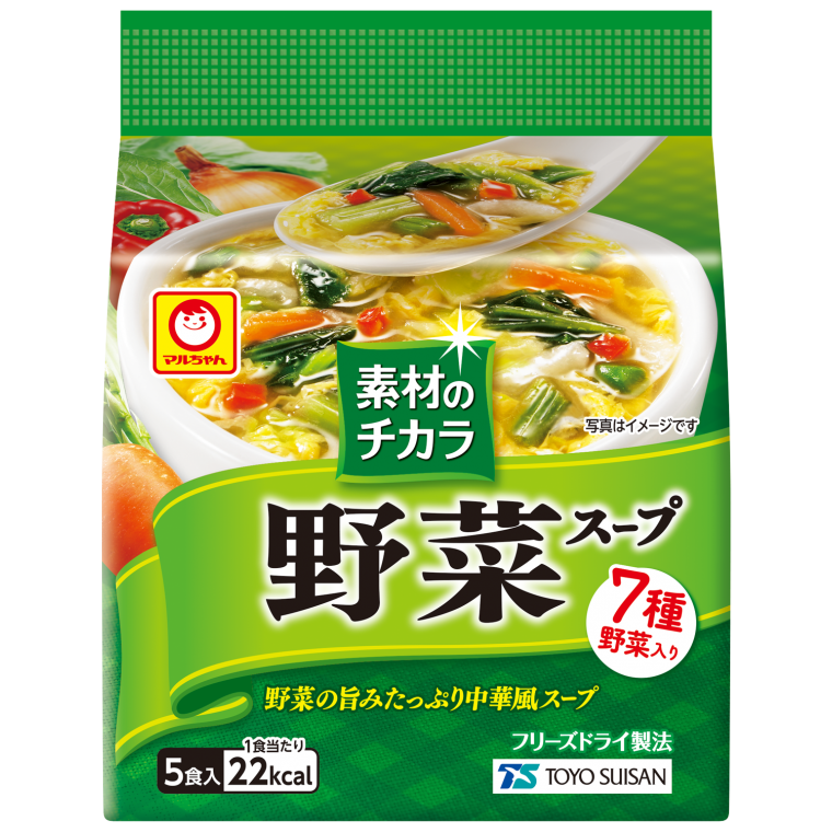 Maruchan Sozai no Chikara Soup (5 servings, 4 flavors)