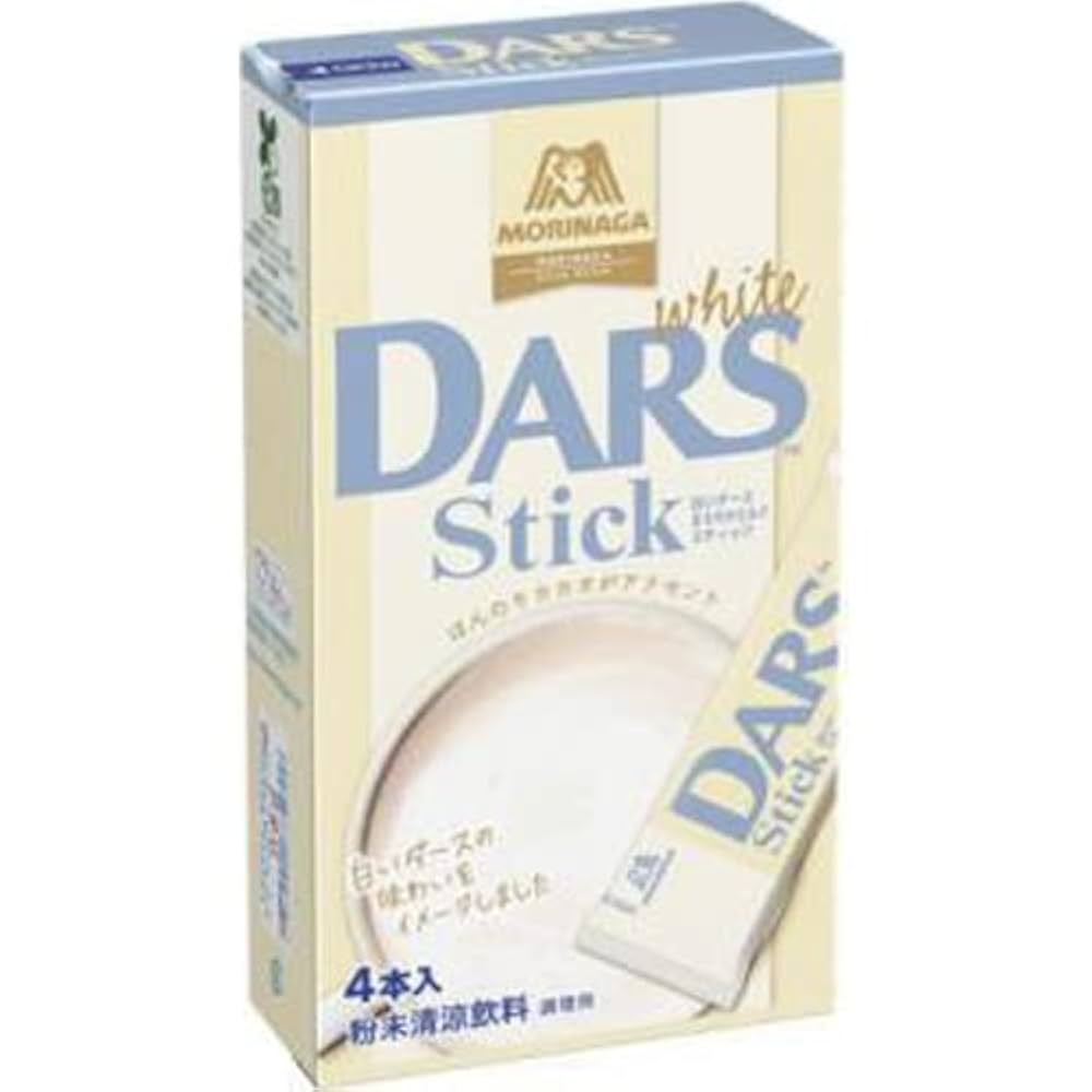 Morinaga White DARS Stick Drink (4 Bottles)