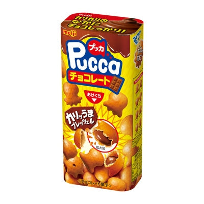 Meiji Pucca Chocolate Biscuit Snack