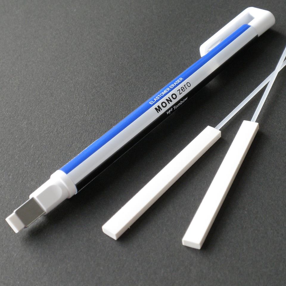Tombow MONO zero Holder Eraser Rectangular 2.5mm