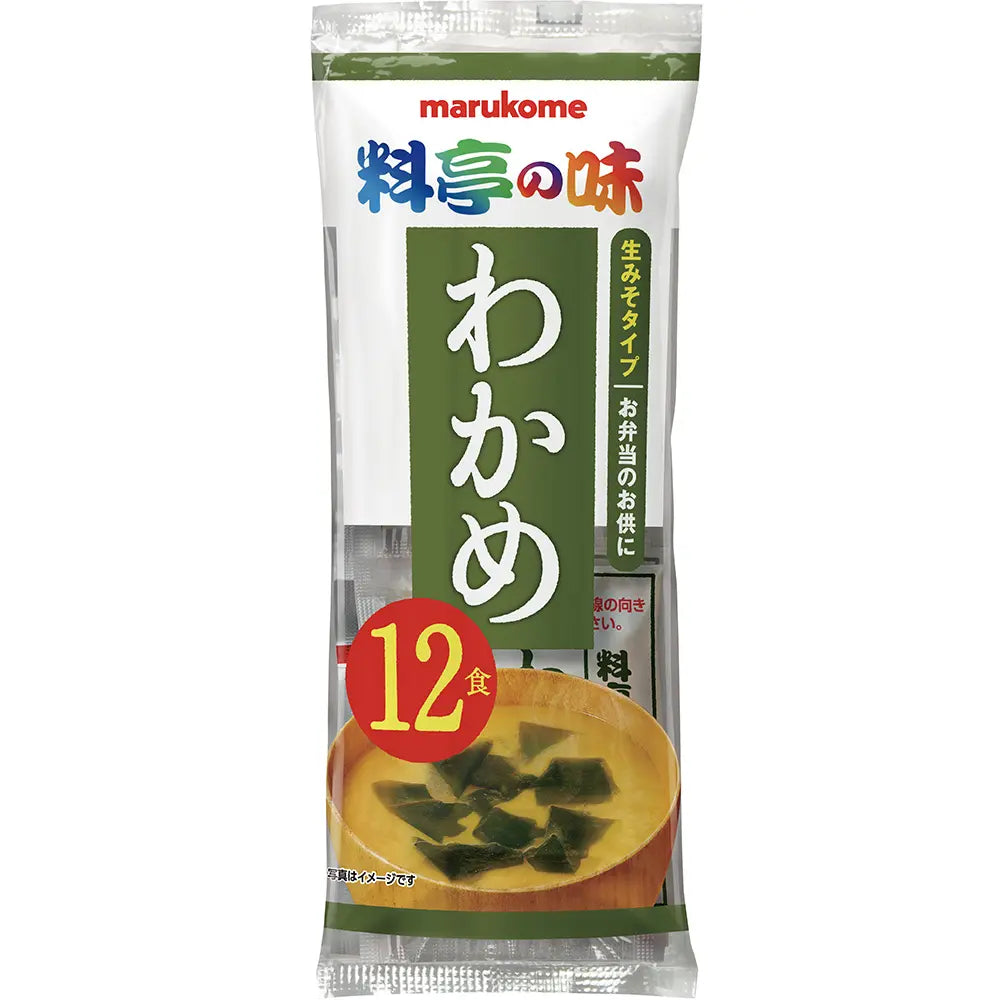 Marukome Ryotei no Aji Instant Nama Miso Soup