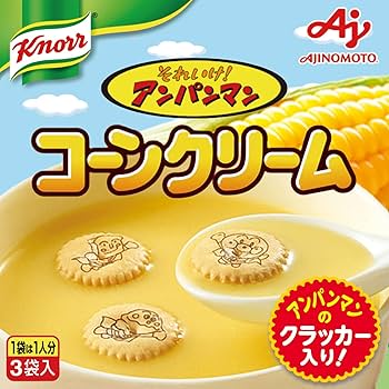 Ajinomoto Knorr Soreike! Anpanman Soup – Corn Cream (3 Packets)