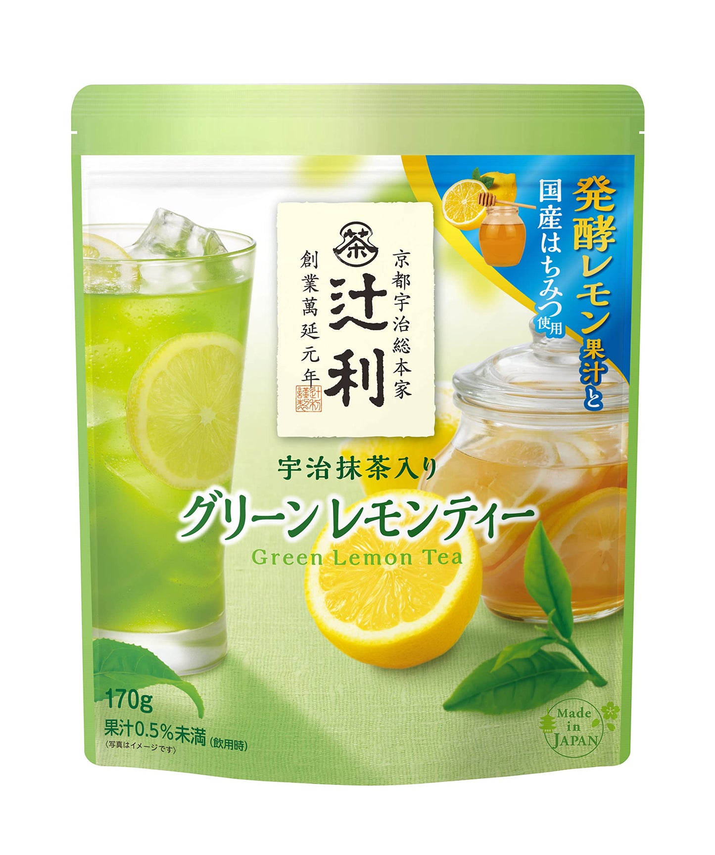 Tsujiri Green Lemon Tea 170g