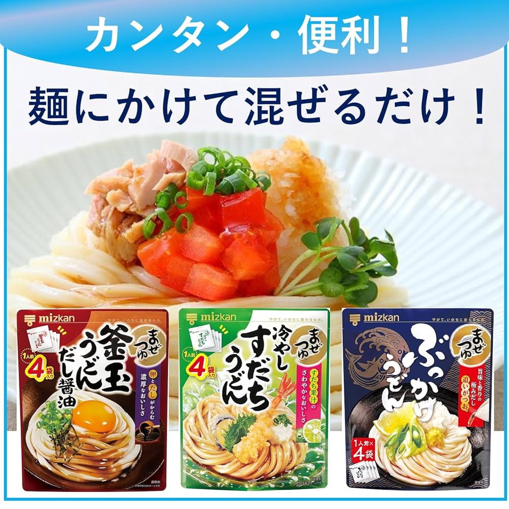 Mizkan Udon Mazetsuyu (3 flavors)