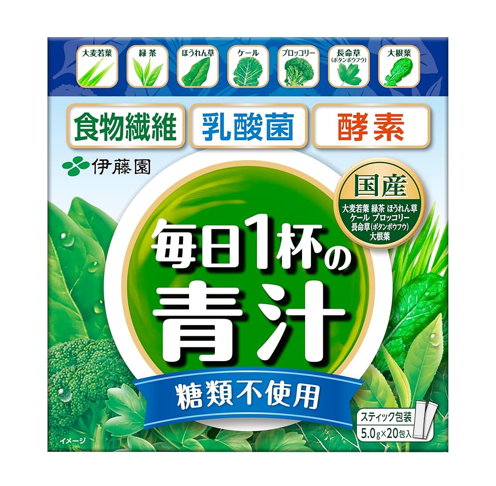 Ito En Mainichi 1-Pai no Aojiru (20 sticks)