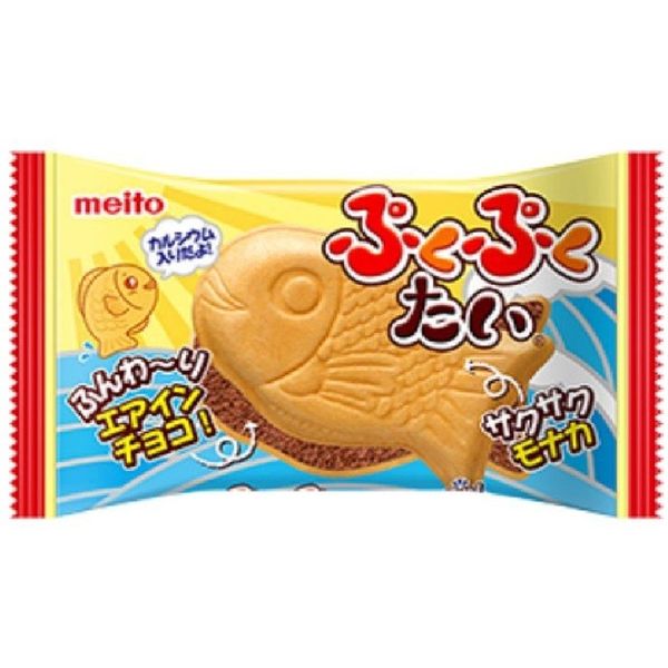 Meito Puku Puku Tai Air-In Chocolate Monaka