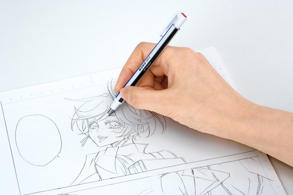 Tombow MONO zero Holder Eraser Rectangular 2.5mm