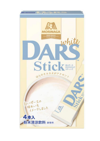 Morinaga White DARS Stick Drink (4 Bottles)