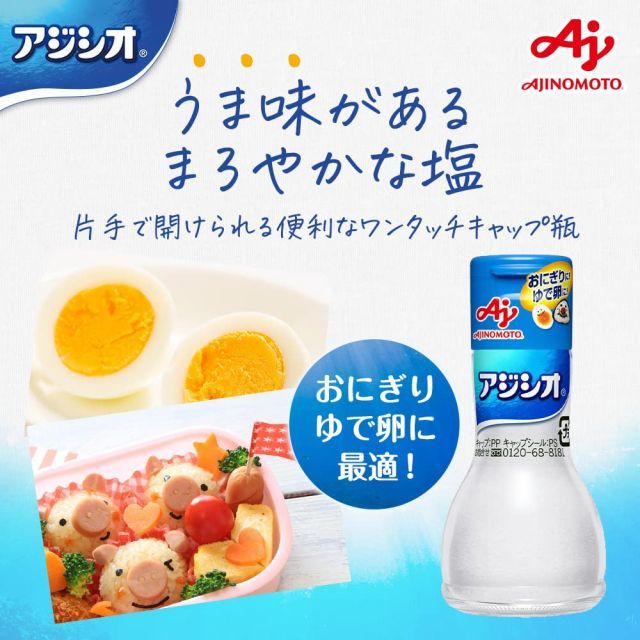 Ajinomoto Ajishio Seasoned Salt – One-Touch Bottle (60g)