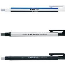 Tombow MONO zero Holder Eraser Rectangular 2.5mm
