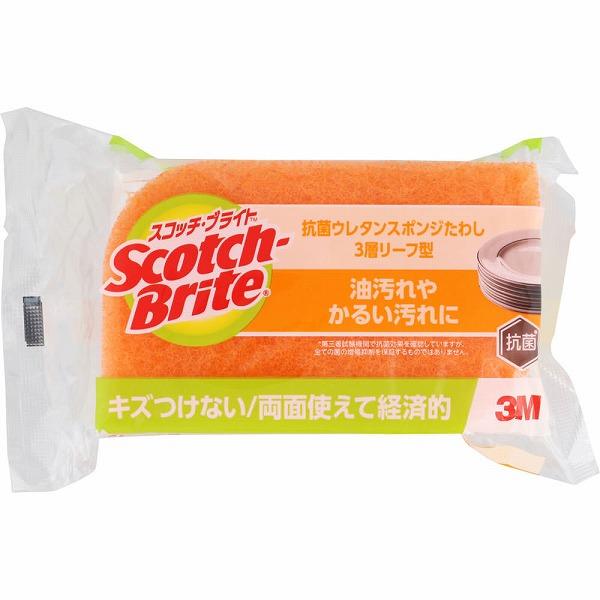3M Scotch-Brite Antibacterial Sponge Scrubber SS-72K