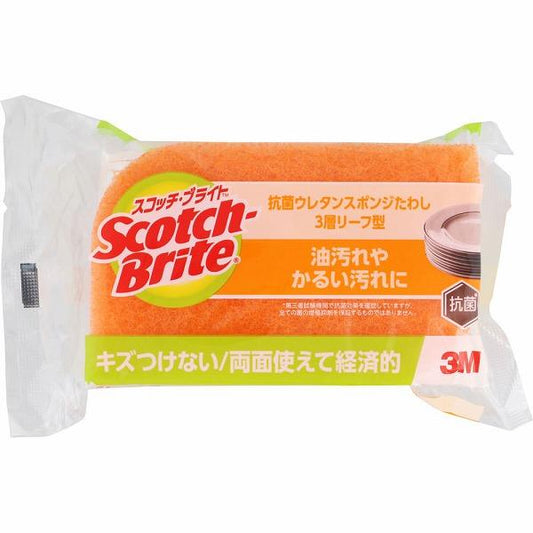 3M Scotch-Brite Antibacterial Sponge Scrubber SS-72K