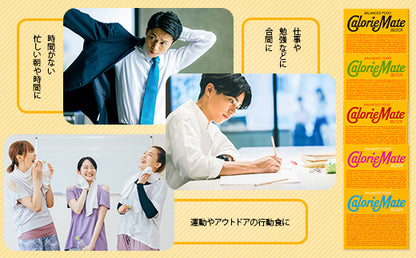 Otsuka Calorie Mate Balanced Food Blocks – 4 Bars