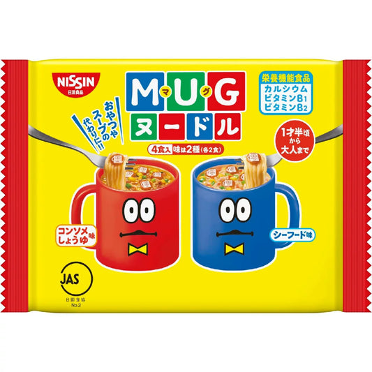 Nissin Mug Noodles (4 Servings, 94g)