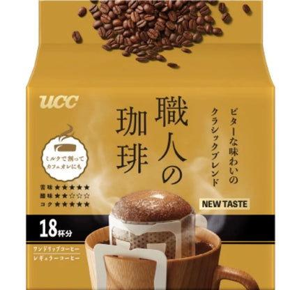 UCC Ueshima Coffee Shokunin Coffee One-Drip (18 cups)