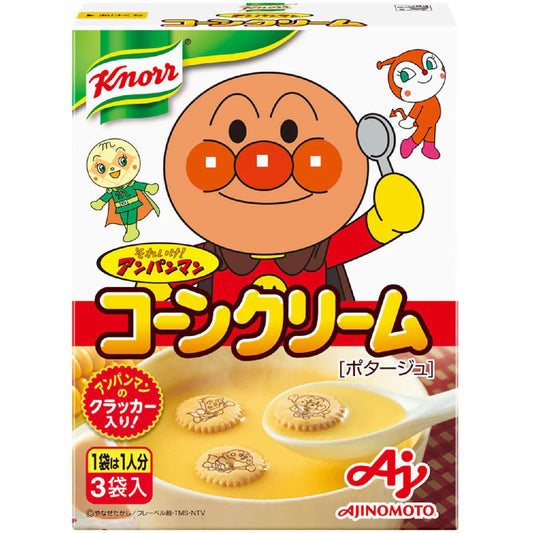 Ajinomoto Knorr Soreike! Anpanman Soup – Corn Cream (3 Packets)