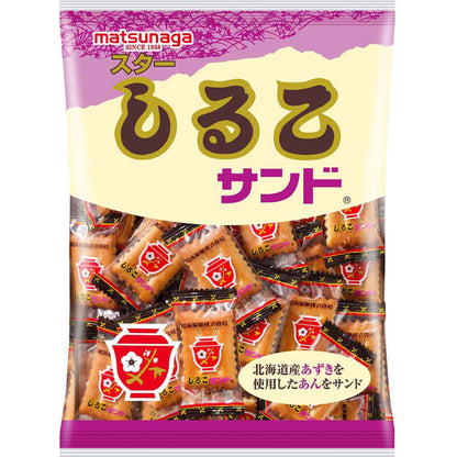 Matsunaga Star Shiruko Sandwich Biscuits 110g