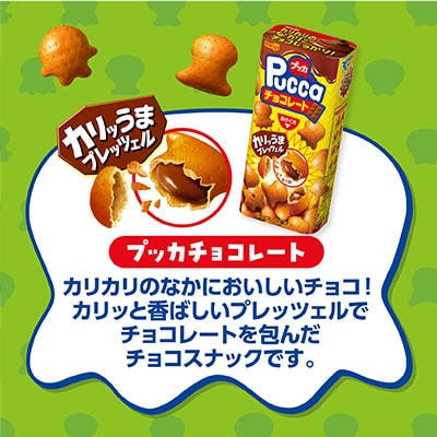 Meiji Pucca Chocolate Biscuit Snack