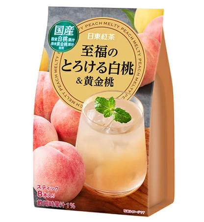 Nittoh Tea – Blissful Melting White Peach & Golden Peach (6 Tea Bags)