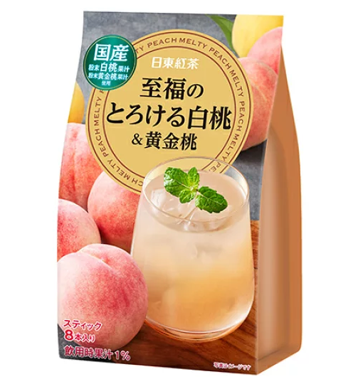Nittoh Tea – Blissful Melting White Peach & Golden Peach (6 Tea Bags)