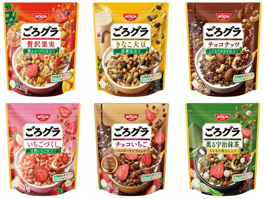 Nissin Cisco Gorogura Granola – Assorted Flavors