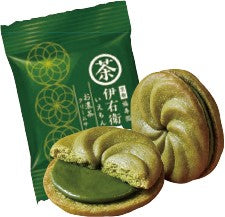 Iyemon Rich Matcha Cream Sandwich Cookies 119g