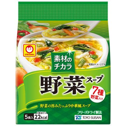 Maruchan Sozai no Chikara Soup (5 servings, 4 flavors)