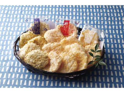 Kuriyama Seto no Shioage Rice Crackers Assortment (30 pieces)