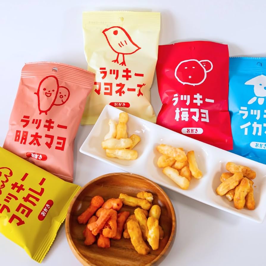 Sanma Lucky Okaki Rice Crackers 24g