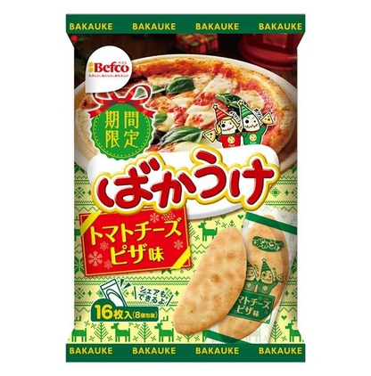 Baka-Uke Rice Crackers – Winter Limited Flavors (16 Pieces)