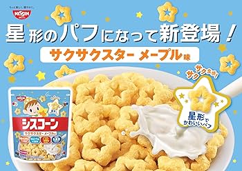 Nissin Cisco Corn Crispy Star Maple Flavor 120g