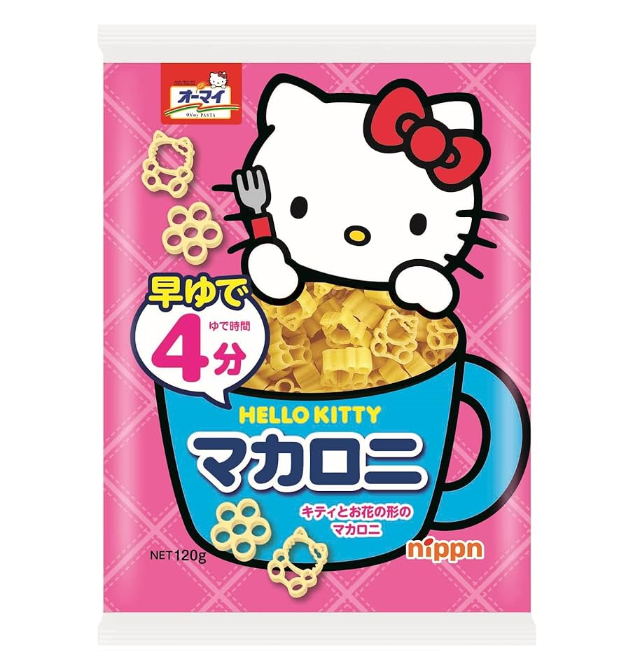 Oh’my Quick-Boil Hello Kitty Macaroni (120g)