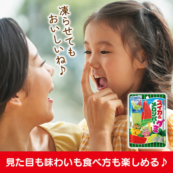 Lotte Watermelon & Melon Bar Gummies (73g)