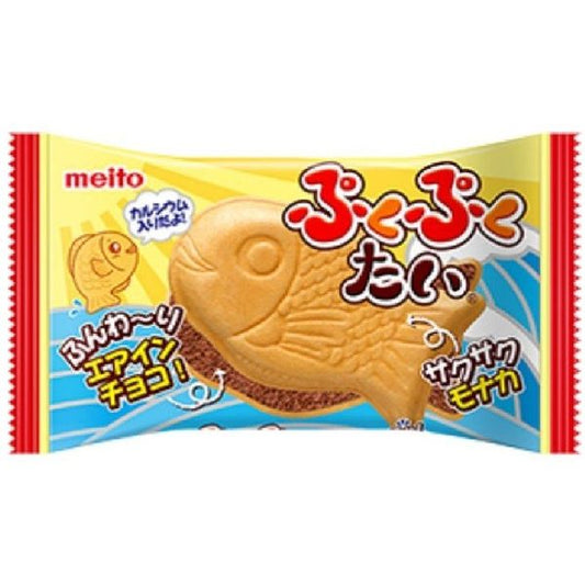 Meito Puku Puku Tai Air-In Chocolate Monaka
