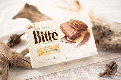 Glico Bitte Milk Chocolate (6 Pieces)