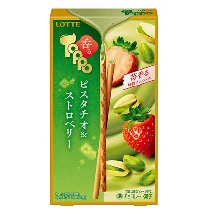 Lotte Kaoru Toppo – Pistachio & Strawberry (2 Packs)