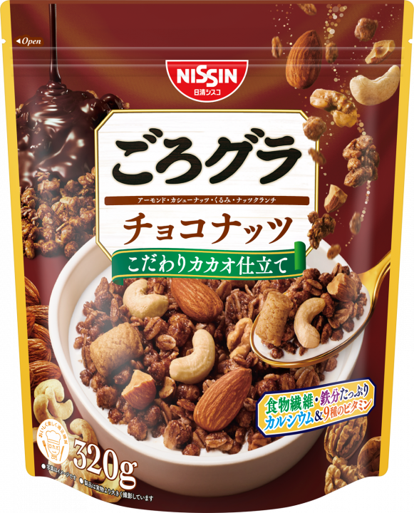 Nissin Cisco Gorogura Granola – Assorted Flavors