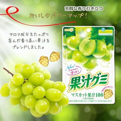 Meiji Kajyu Gummy Candy – Made with Real Fruit Juice