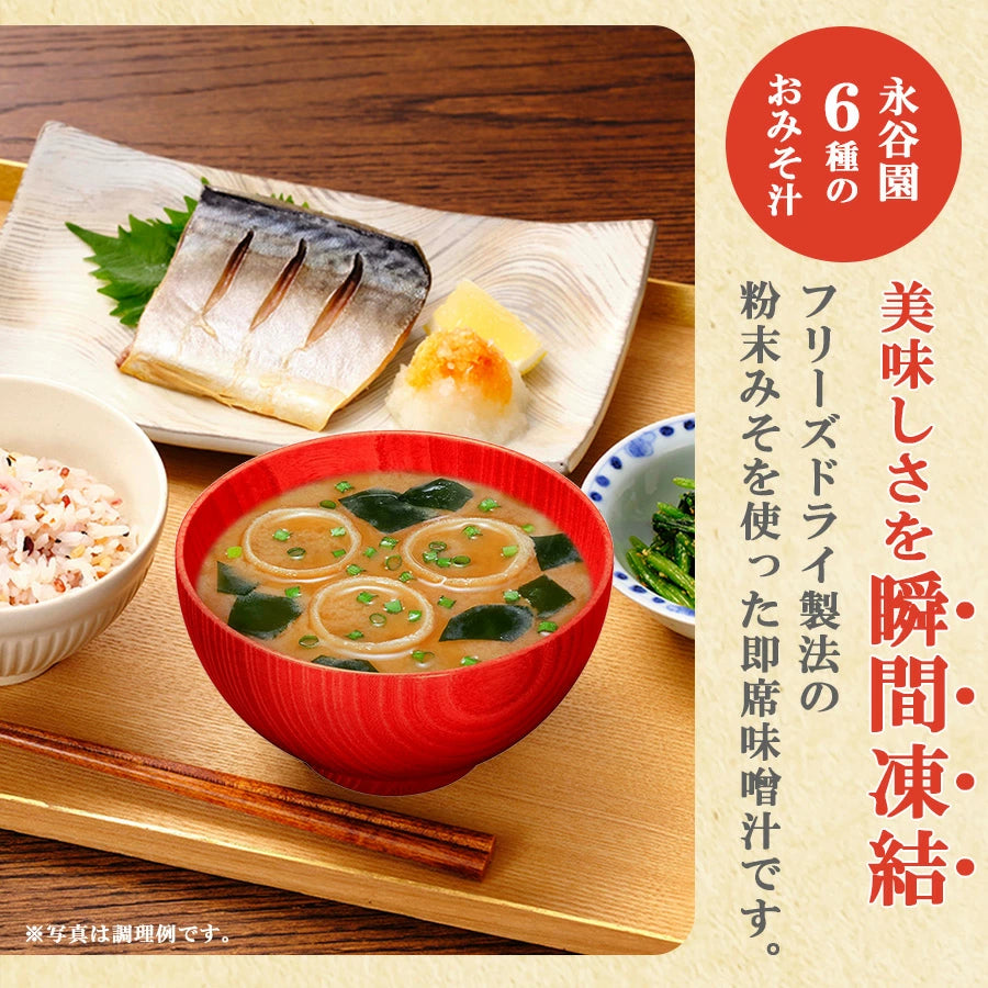 Nagatanien Freeze-Dried Miso Soup (8 packs)